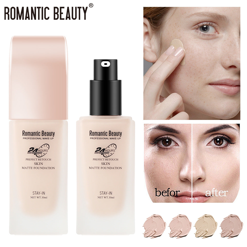 Romantic Beauty 30ml Concealer und Feuchtigkeits-Foundation 