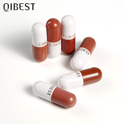 QIBEST Mini Capsule Matte Lippenstift-Set