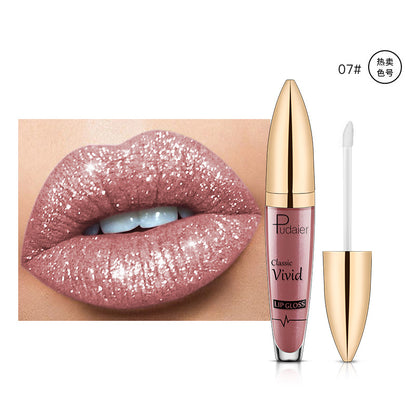 Pudaier Matte Glitter Lipgloss