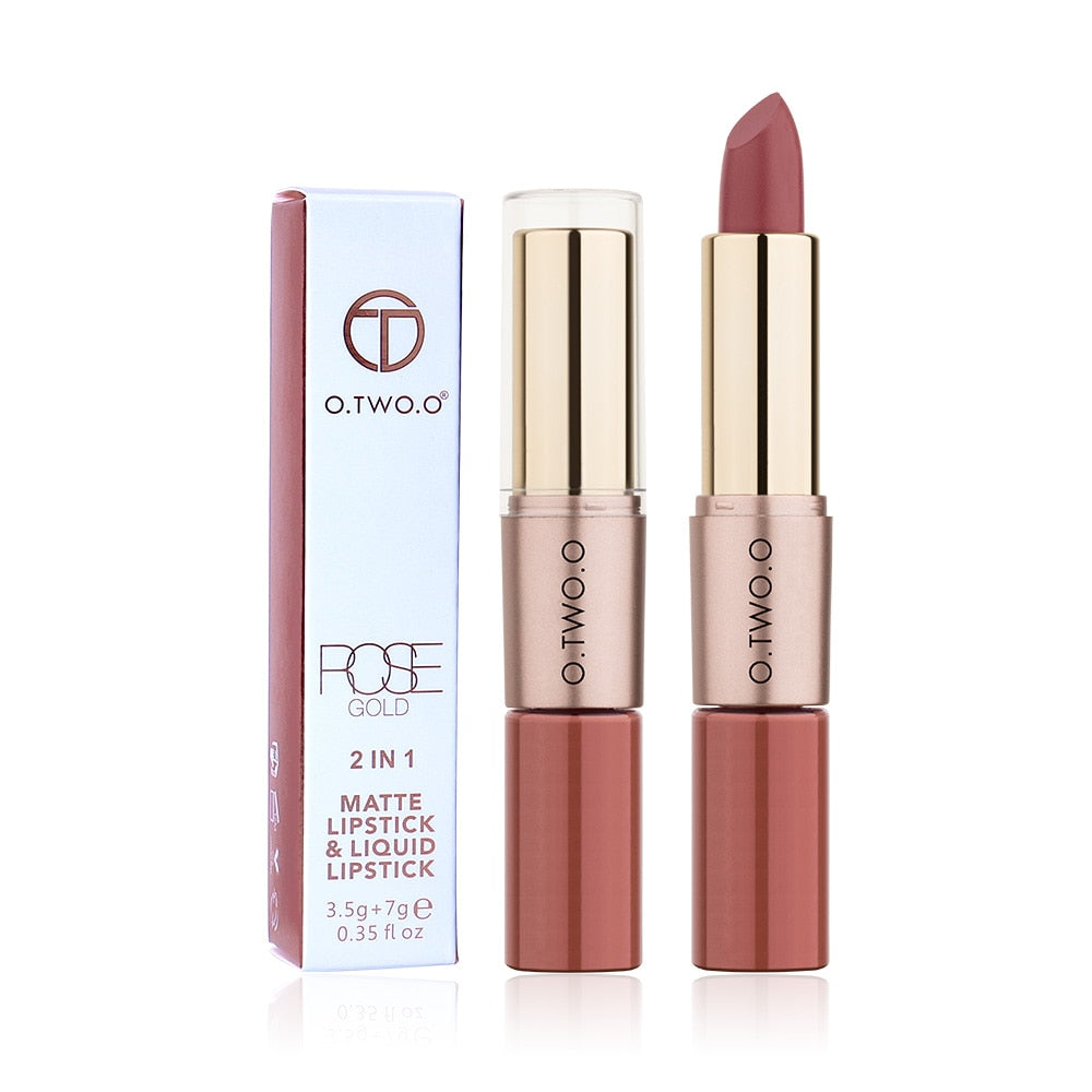 O.TWO.O 12 Farben matter Lippenstift 