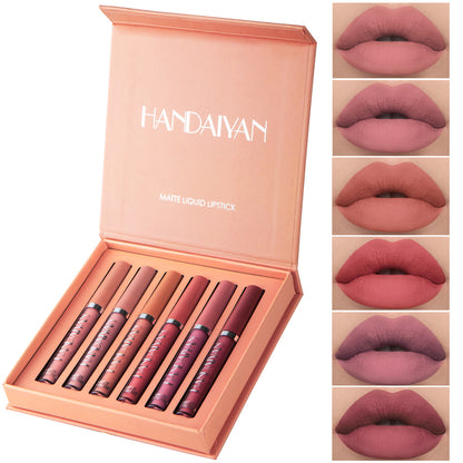 HANDAIYAN 6-teiliges Lipgloss-Set 