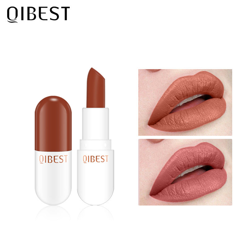 QIBEST Mini Capsule Matte Lippenstift-Set