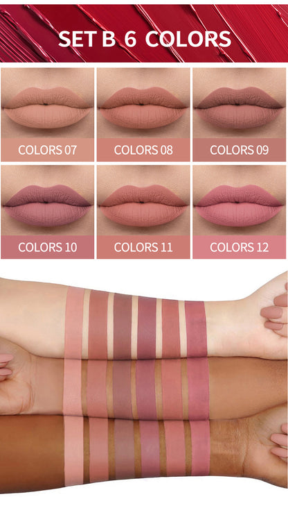 HANDAIYAN 6‘ Mattes Lipgloss-Set