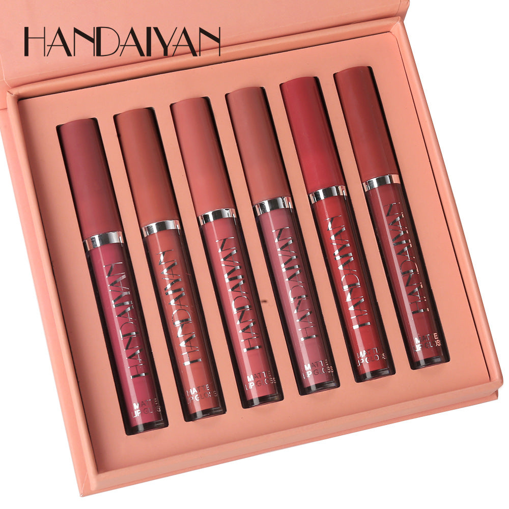 HANDAIYAN 6-teiliges Lipgloss-Set 