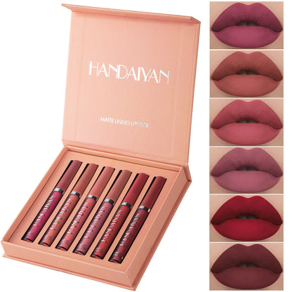 HANDAIYAN 6-teiliges Lipgloss-Set 