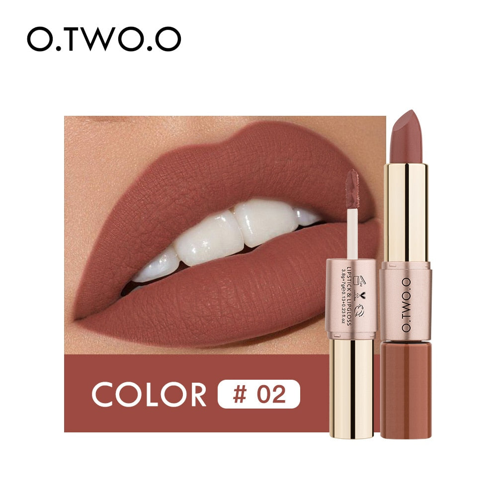 O.TWO.O 12 Farben matter Lippenstift 