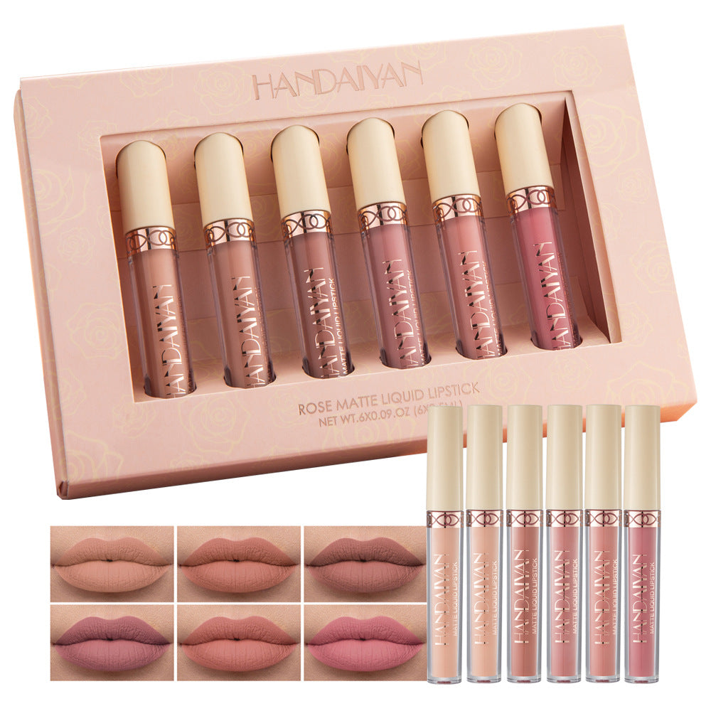 HANDAIYAN 6‘ Mattes Lipgloss-Set