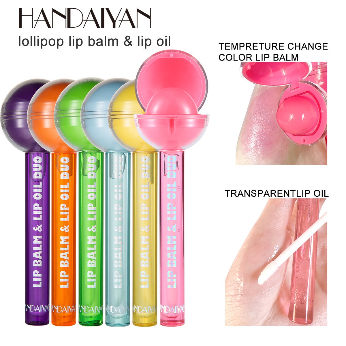 HANDAIYAN Dual Use Lollipop Lippenöl 