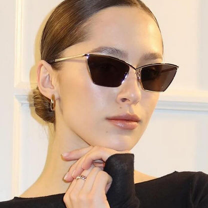 Metal Box Fashion Retro Sunglasses