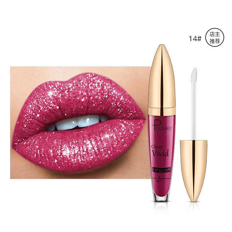 Pudaier Matte Glitter Lipgloss