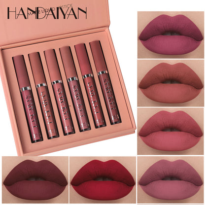 HANDAIYAN 6-teiliges Lipgloss-Set 