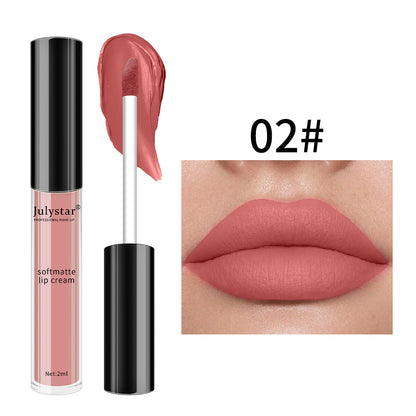 Julystar – Matt-feuchtigkeitsspendender Lippenstift 