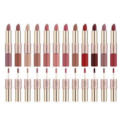 O.TWO.O 12 Farben matter Lippenstift 