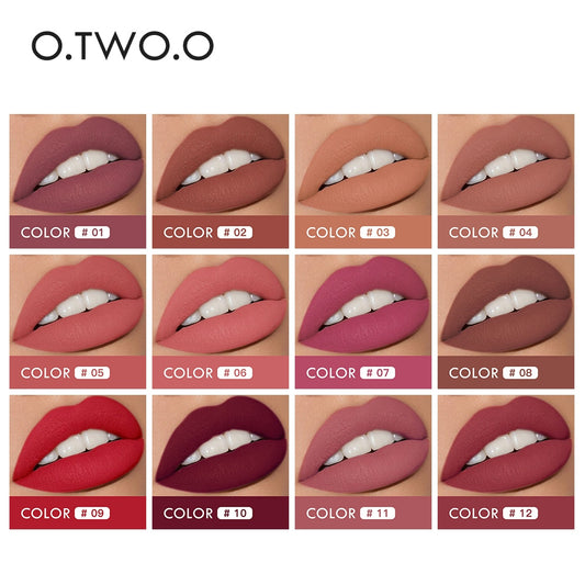 O.TWO.O 12 Farben matter Lippenstift 