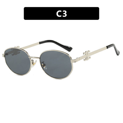 Retro Oval Sunglasses