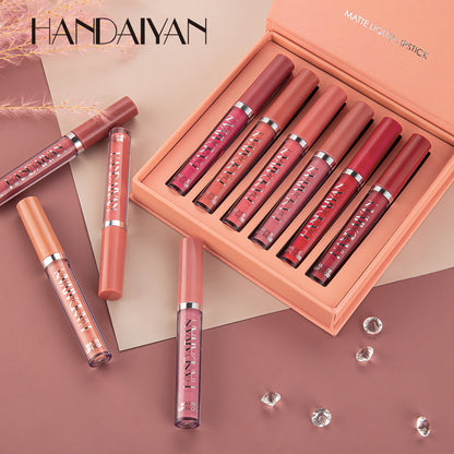 HANDAIYAN 6-teiliges Lipgloss-Set 