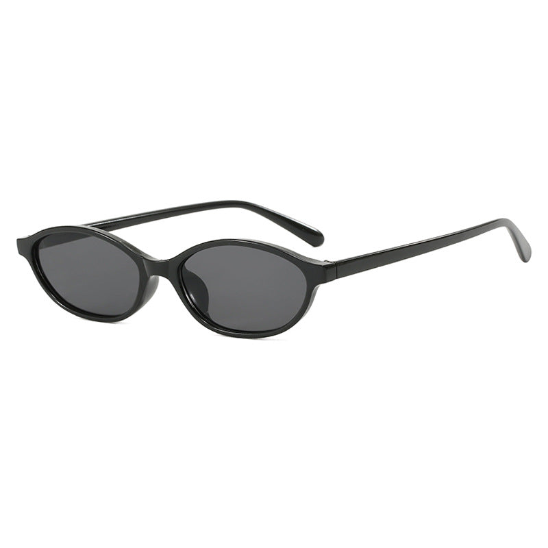 Elliptical Small Frame Sunglasses