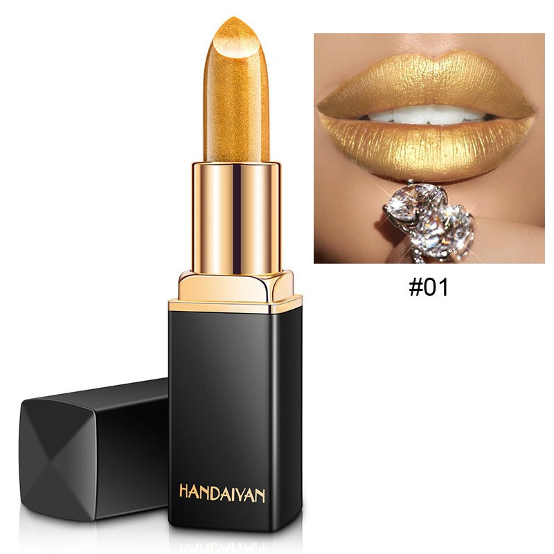 HANDAIYAN Glänzender Metallic-Lippenstift