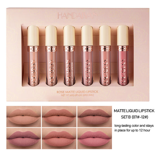 HANDAIYAN 6‘ Mattes Lipgloss-Set