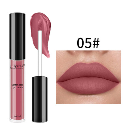 Julystar – Matt-feuchtigkeitsspendender Lippenstift 