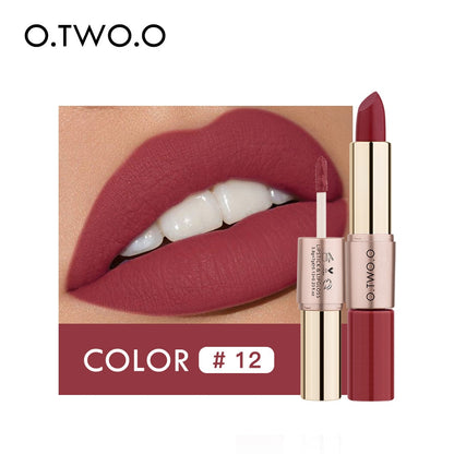 O.TWO.O 12 Farben matter Lippenstift 