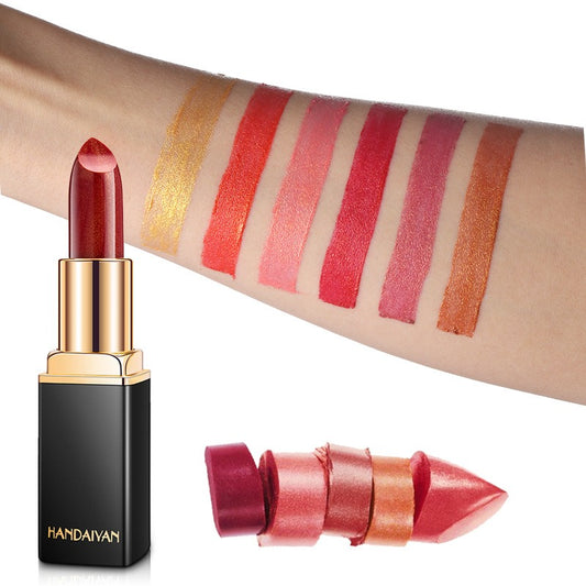 HANDAIYAN Glänzender Metallic-Lippenstift