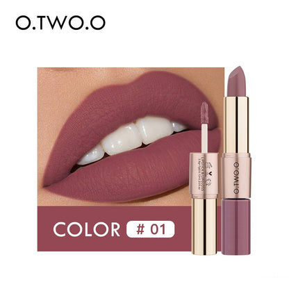 O.TWO.O 12 Farben matter Lippenstift 