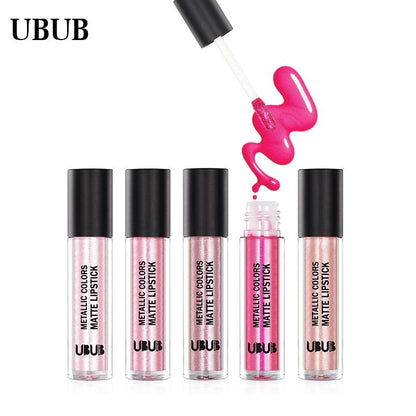 UBUB – Glitzernder, metallischer Lipgloss in 12 Farben