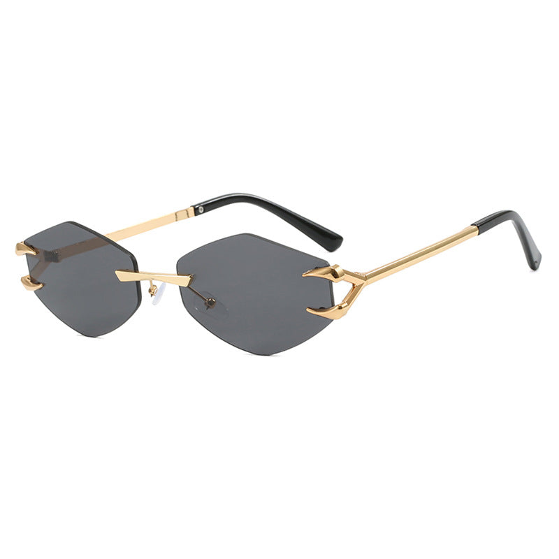 Frameless Polygon Sunglasses