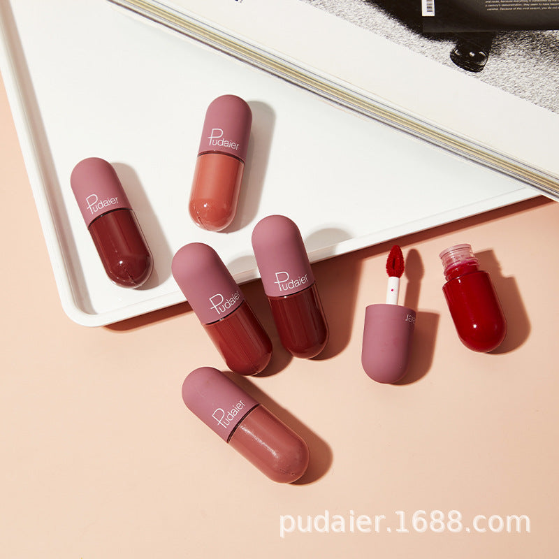 Pudaier 18 Farben Mini-Kapsel-Lipgloss